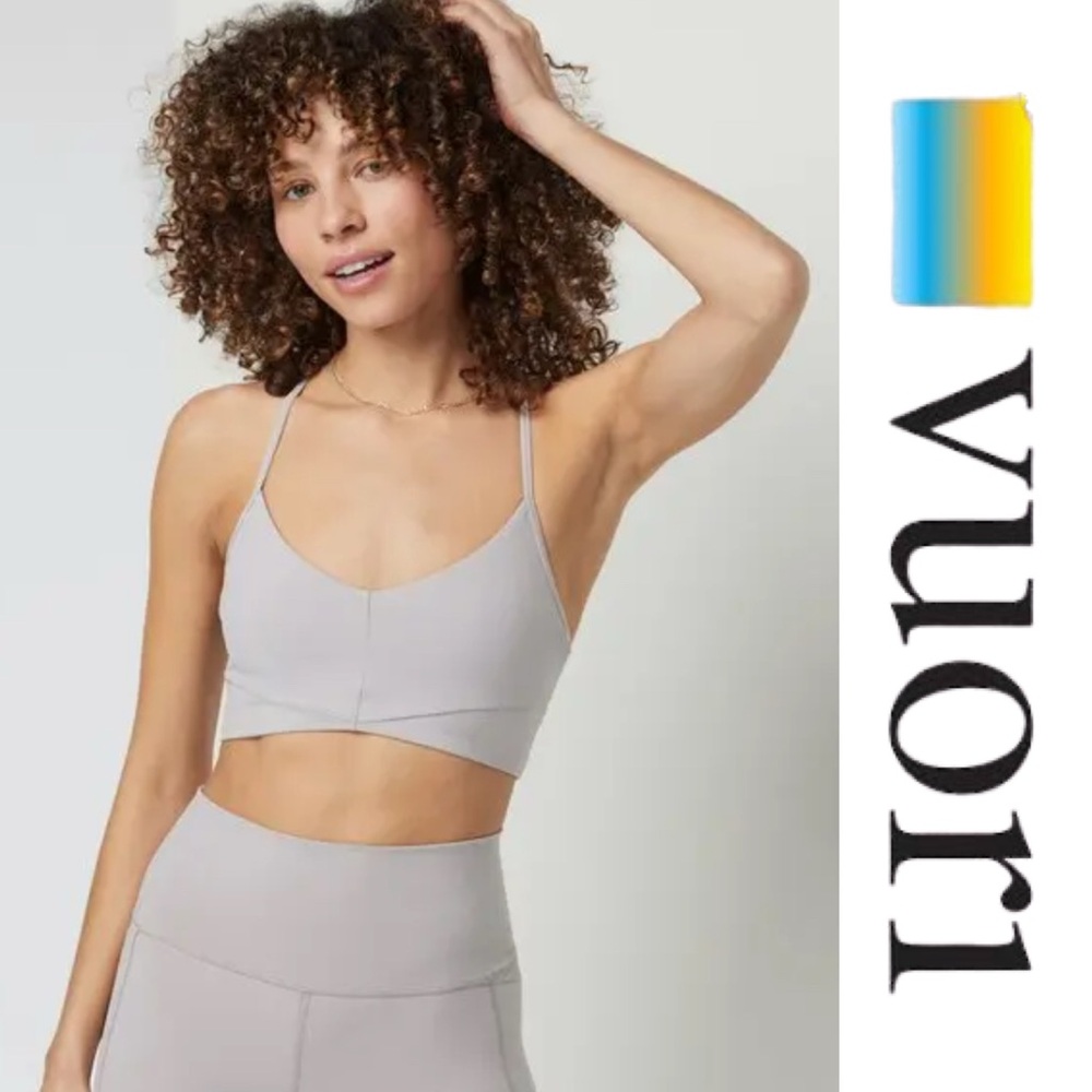 RARE! | NWT | Vuori | Adeline Bra | Soft Pewter | Large